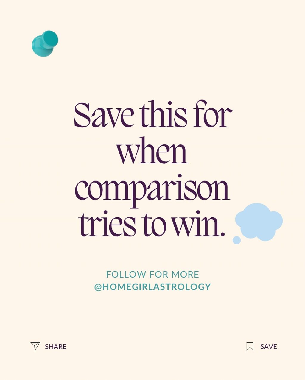 Instagram post from homegirlastrology. This post is in position 5.
